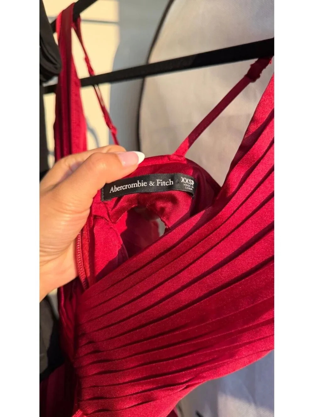 Abercrombie Pleated Maxi Dress XXSP